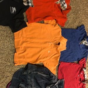 Bundle of 6 Burberry boys shirts size 5